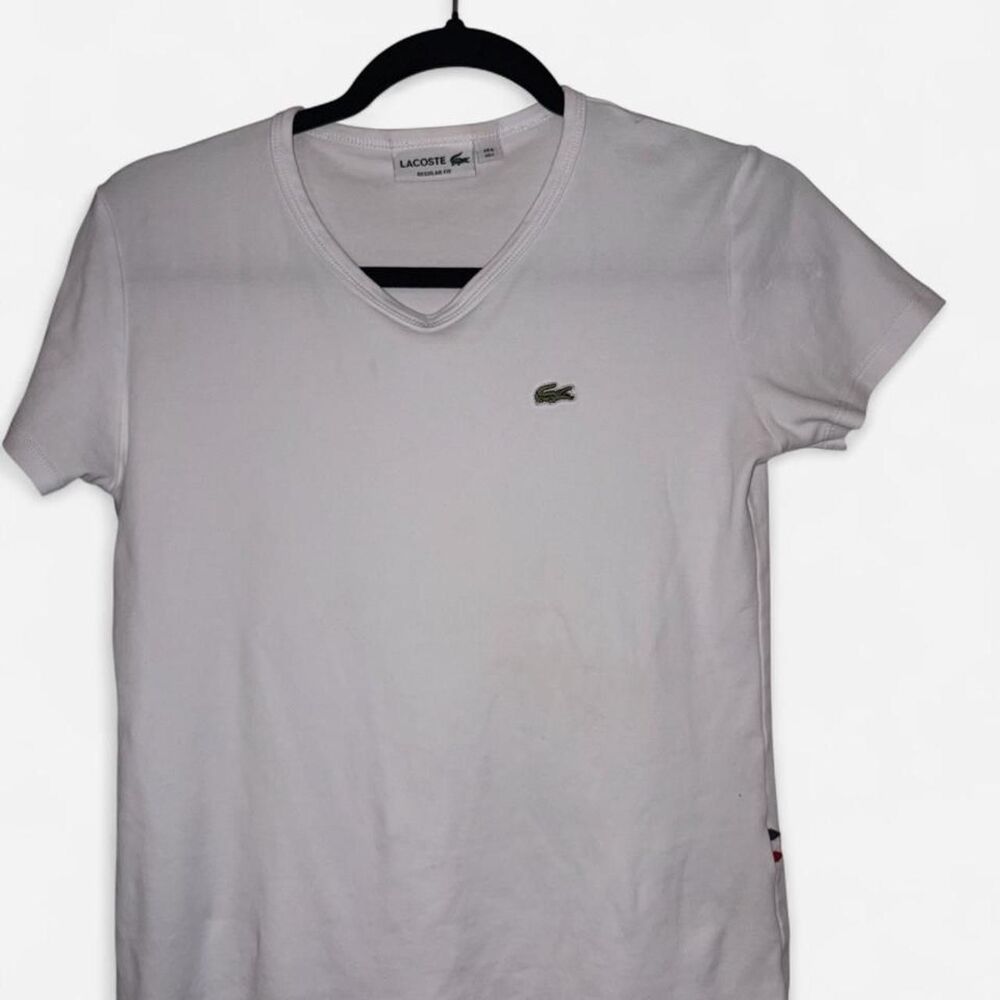 Lacoste Women's White T-shirt